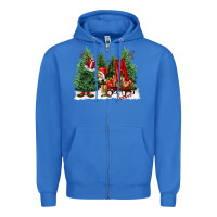 True Royal christmas santa Zipper Hoodie - FaDigitalArtStudio