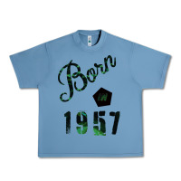 Pebble Blue Born In 1957 Urban Heavy Tee - Bettercallsaul