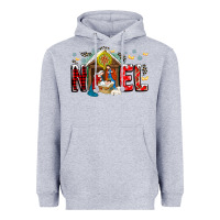 Heather Grey Noel Heavyweight Hoodie - CowhideDigitalArt