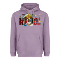 Lavender Noel Heavyweight Hoodie - CowhideDigitalArt