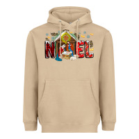 Mushroom Noel Heavyweight Hoodie - CowhideDigitalArt