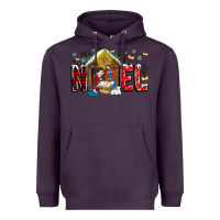 Plum Noel Heavyweight Hoodie - CowhideDigitalArt