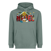 Sage Noel Heavyweight Hoodie - CowhideDigitalArt
