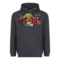 Smoke Noel Heavyweight Hoodie - CowhideDigitalArt