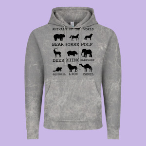 Anımals Of The World Vintage Hoodie Designed By Bettercallsaul