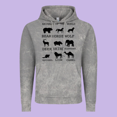 Anımals Of The World Vintage Hoodie Designed By Bettercallsaul