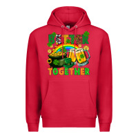 Cardinal St. Patrick's Day better together Premium Hoodie - FaDigitalArtStudio