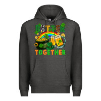 Charcoal Heather St. Patrick's Day better together Premium Hoodie - FaDigitalArtStudio