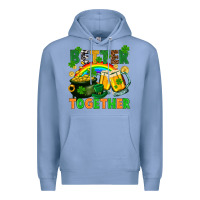 Colony Blue St. Patrick's Day better together Premium Hoodie - FaDigitalArtStudio
