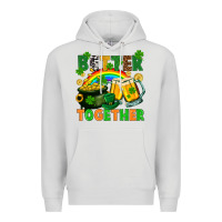 Dove Grey St. Patrick's Day better together Premium Hoodie - FaDigitalArtStudio