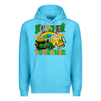 Ocean Blue St. Patrick's Day better together Premium Hoodie - FaDigitalArtStudio