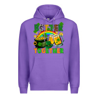 Purple St. Patrick's Day better together Premium Hoodie - FaDigitalArtStudio