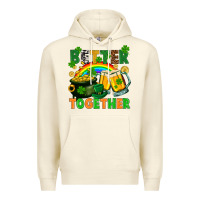 Sandshell St. Patrick's Day better together Premium Hoodie - FaDigitalArtStudio