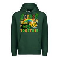 Sports Green St. Patrick's Day better together Premium Hoodie - FaDigitalArtStudio