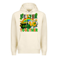 Tofu St. Patrick's Day better together Premium Hoodie - FaDigitalArtStudio