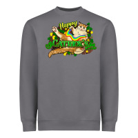 Storm St. Patrick's Day cat Heavyweight Sweatshirt - HowdyJamesFarm