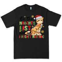 Black on the naughty list and i regret nothing Premium Tee - MaliasSmallBusiness