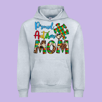 Proud Autism Mom Urban Hoodie Designed By Artiststas