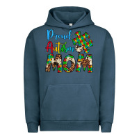 Pigment Midnight Navy proud autism mom Urban Hoodie - Artiststas
