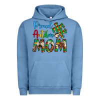 Pigment Pebble Blue proud autism mom Urban Hoodie - Artiststas