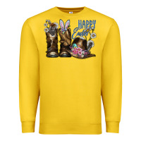 Lemon Happy Easter Premium Sweatshirt - CowhideDigitalArt