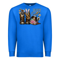 True Royal Happy Easter Premium Sweatshirt - CowhideDigitalArt