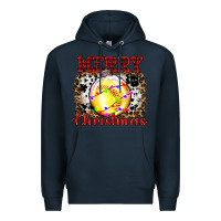 Navy ornament merry christmas Premium Hoodie - RanaPortraitStore