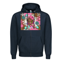 Navy Cowboy Bunny Easter Tumbler Zipper Hoodie - BundleAndBundleShop
