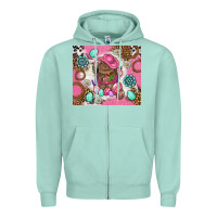Seafoam Cowboy Bunny Easter Tumbler Zipper Hoodie - BundleAndBundleShop