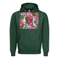Sports Green Cowboy Bunny Easter Tumbler Zipper Hoodie - BundleAndBundleShop