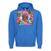 True Royal Cowboy Bunny Easter Tumbler Zipper Hoodie - BundleAndBundleShop