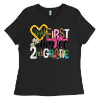 Black my first day of 2nd grade Ladies Tee - NancyCooperArtShop