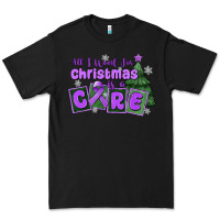 Black all i want for christmas is a cure pancreatic canc Premium Tee - MaliasSmallBusiness