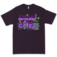 Plum all i want for christmas is a cure pancreatic canc Premium Tee - MaliasSmallBusiness