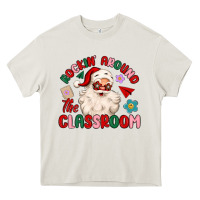 Cream rockin around the classroom Heavy Core Tee - MaliasSmallBusiness