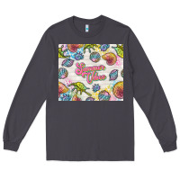 Smoke summer vibes with sea shells Long Sleeve Tee - TumblerDesignByShophia