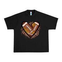Black heart football Urban Heavy Tee - JahusDesignShop