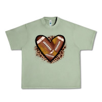 Oil Green heart football Urban Heavy Tee - JahusDesignShop