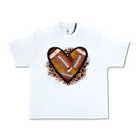 White heart football Urban Heavy Tee - JahusDesignShop