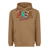 Toasted Coconut Papa Claus Heavyweight Hoodie - CowhideDigitalArt