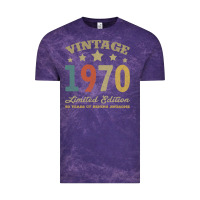 Cloud Purple Vintage 1970 Limited Edition 50 Years Of Being Awesome Vintage Tee - Bettercallsaul
