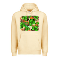 Pina Colada st.patricks plaid  green glitter cowhide  leopard Premium Hoodie - FaDigitalArtStudio