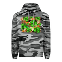 Slate Camo st.patricks plaid  green glitter cowhide  leopard Premium Hoodie - FaDigitalArtStudio