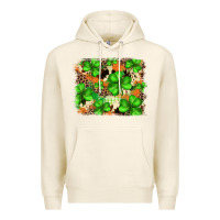 Tofu st.patricks plaid  green glitter cowhide  leopard Premium Hoodie - FaDigitalArtStudio