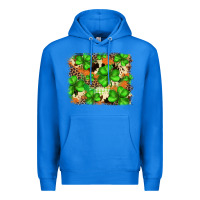True Royal st.patricks plaid  green glitter cowhide  leopard Premium Hoodie - FaDigitalArtStudio