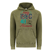 Vintage Olive Made In May 1980 40 Years Of Being Awesome Vintage Hoodie - Bettercallsaul