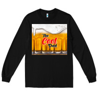 Black the cool dad and beer Long Sleeve Tee - TumblerDesignByShophia