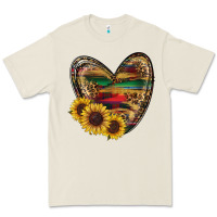 Bone Sunflower Fall Heart Premium Tee - RanaPortraitStore