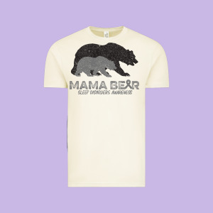 Mama Bear Sleep Disorders Awareness Vintage Tee Designed By Bettercallsaul