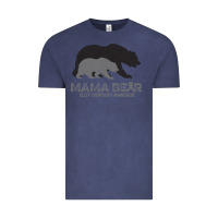 Vintage Denim Mama Bear Sleep Disorders Awareness Vintage Tee - Bettercallsaul
